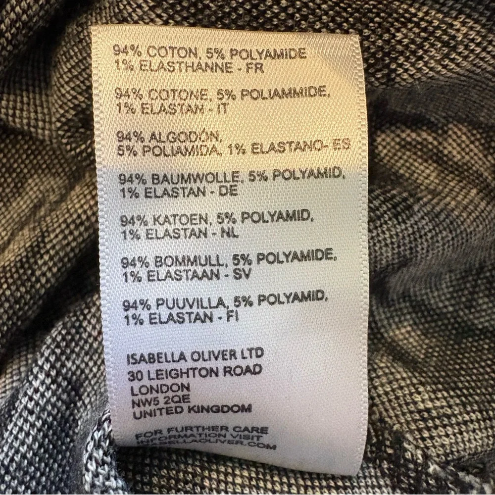 Isabella Oliver Women's Maternity Houndstooth Sheath Dress, Sz 3 / US 8 - Picture 11 of 11